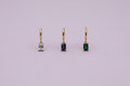 Set orecchini mono"Mint"Gold