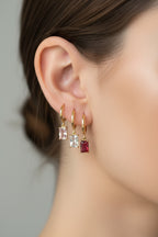 Set orecchini mono"Berry" Gold