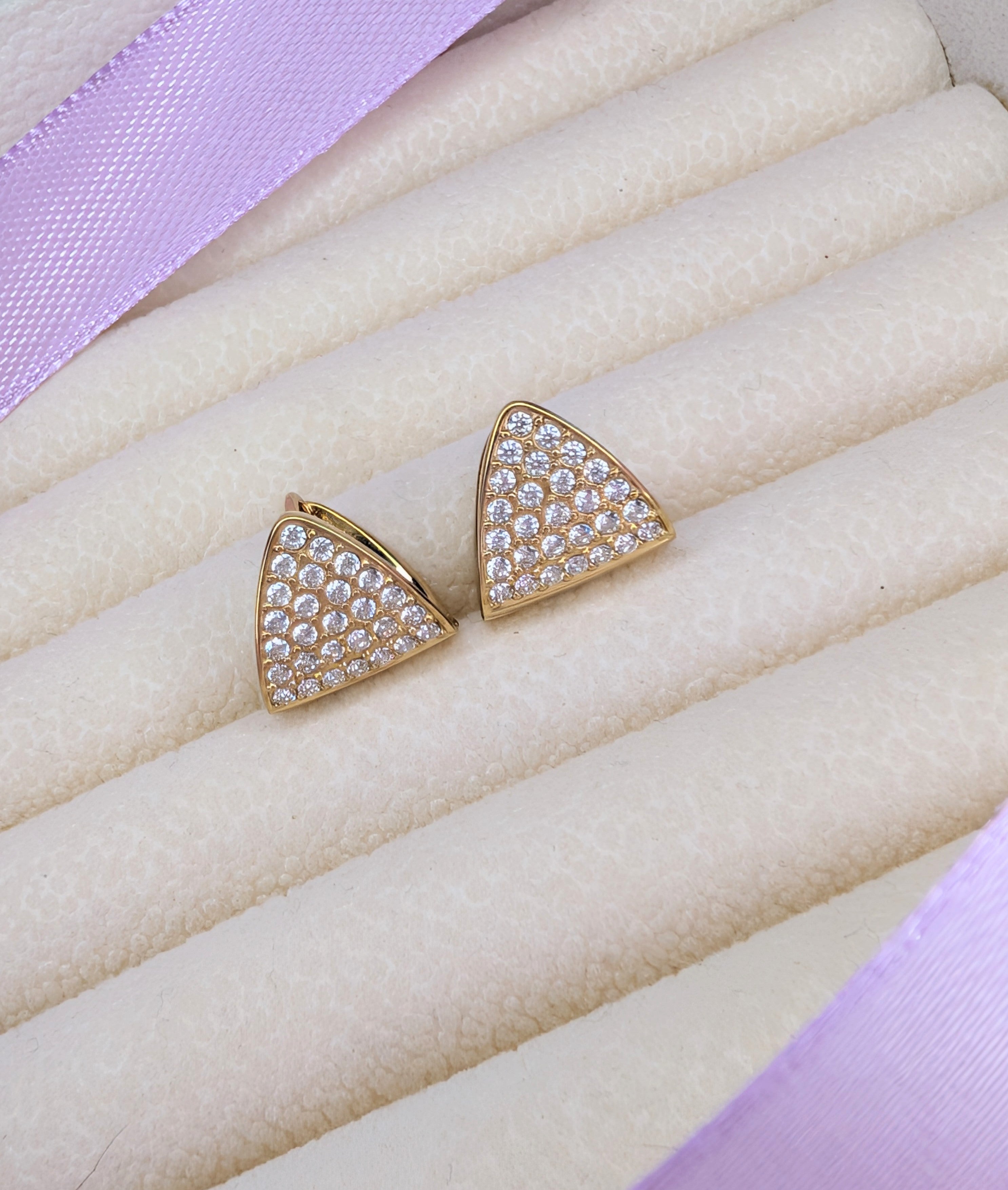 Orecchini donna "Triangle"gold
