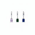 Set orecchini mono "Mint" silver
