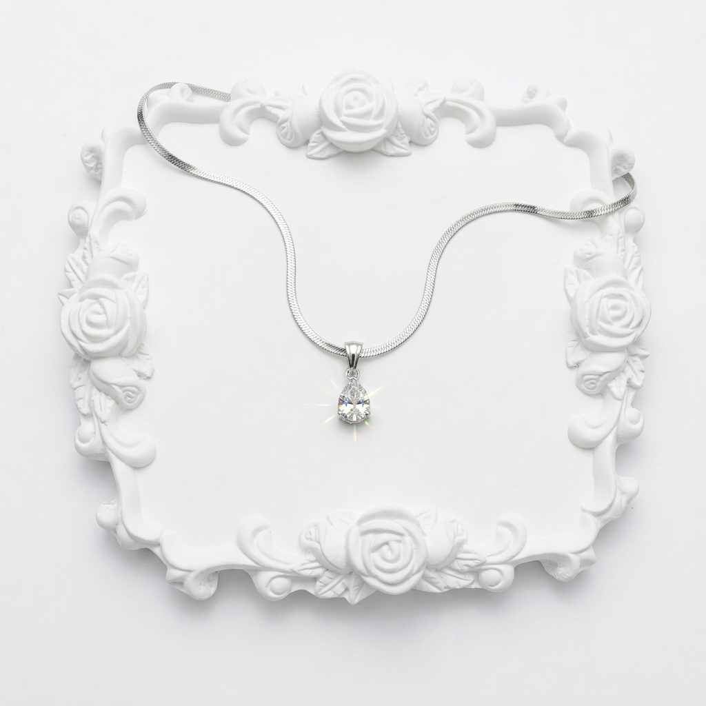 CIONDOLO GOCCIA silver
