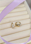 Orecchini "mini Crystal" 12mm Gold