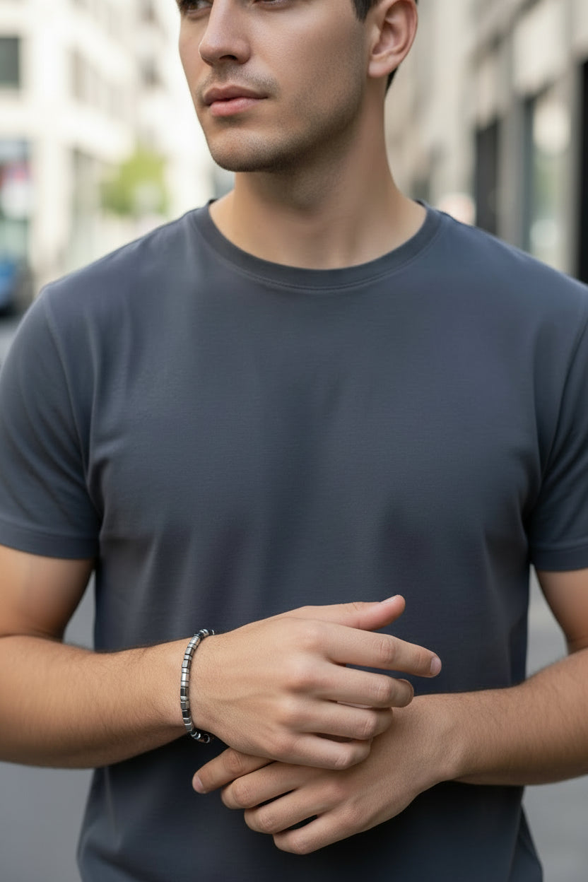 Bracciale Uomo"Grey"