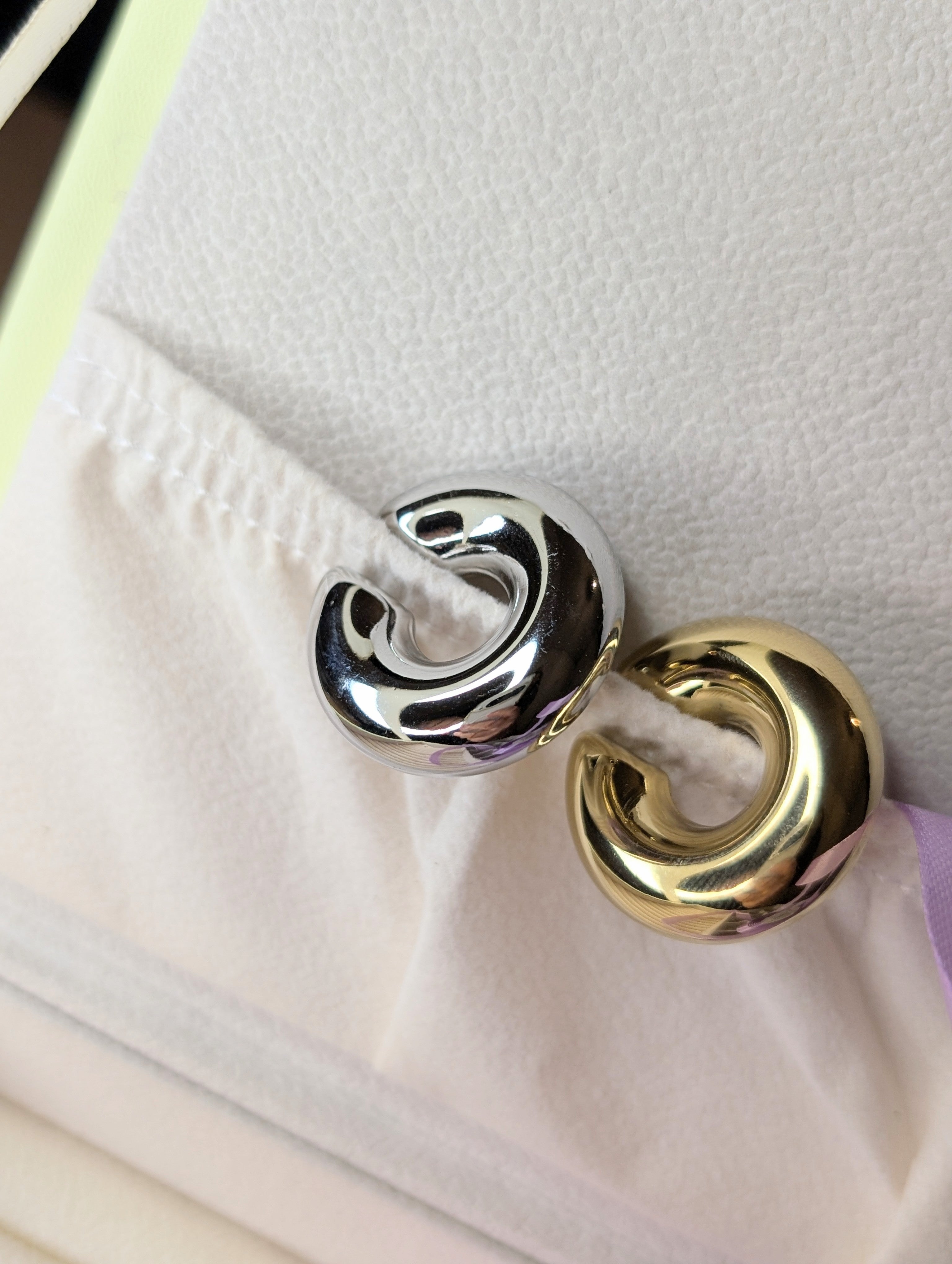 Ear Cuff "Gloss" silver