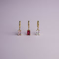 Set orecchini mono"Berry" Gold