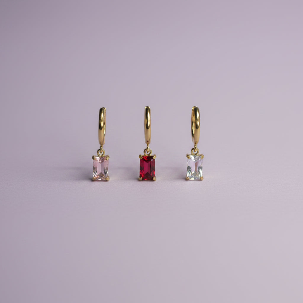 Set orecchini mono"Berry" Gold