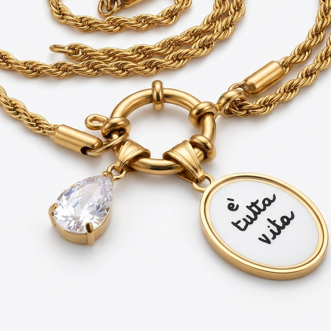 CIONDOLO GOCCIA Gold