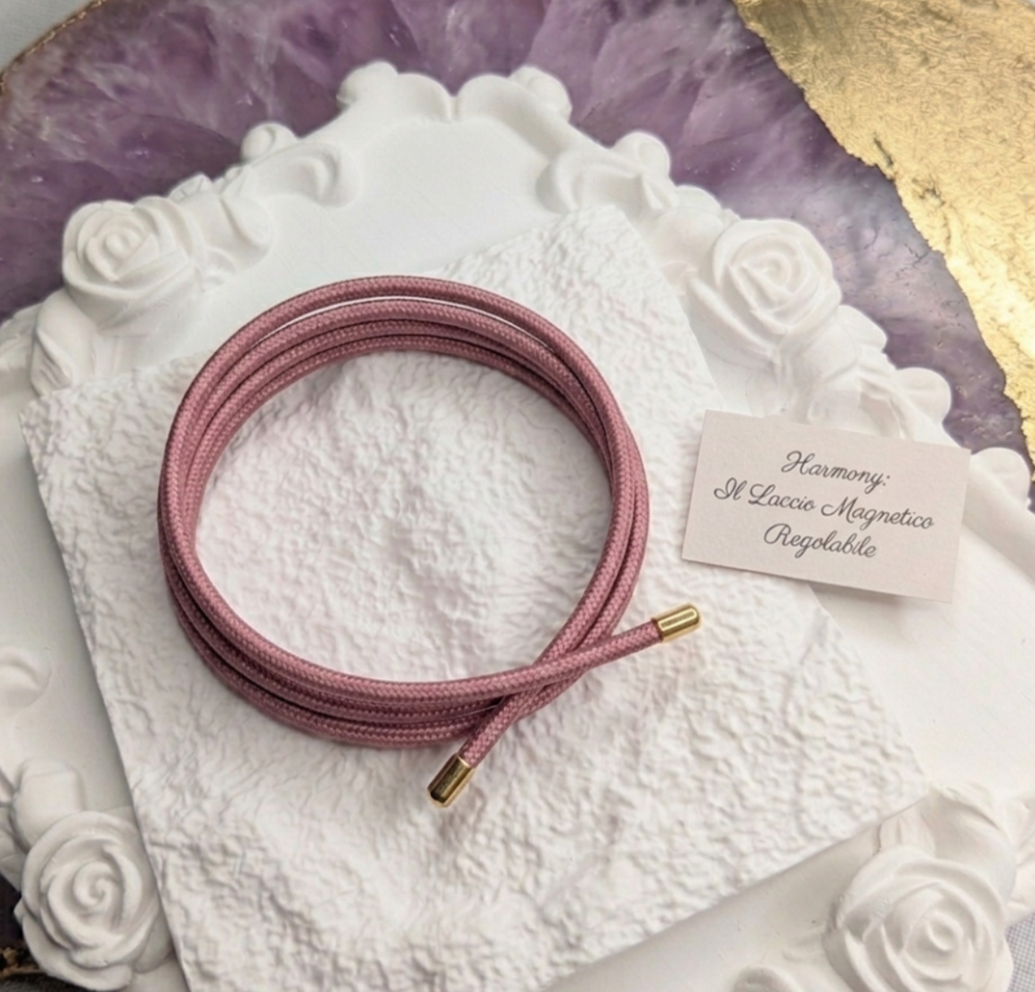 COLLANA "MAGNETICH MALVA"