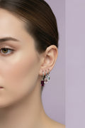 Set orecchini mono "Berry" silver