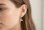 ORECCHINI PERLA (silver)