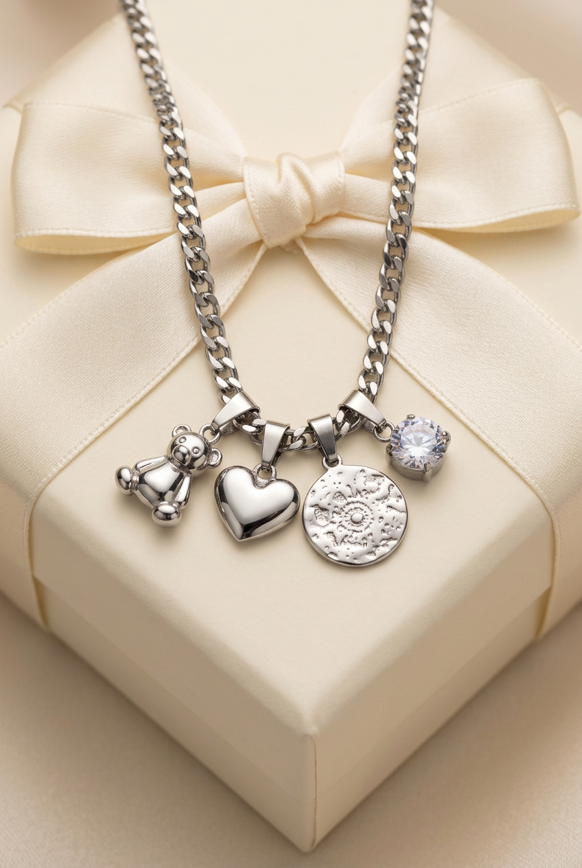 COLLANA CHLOE silver