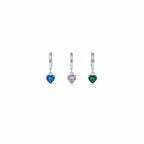Set orecchini mono "Lagoon" silver