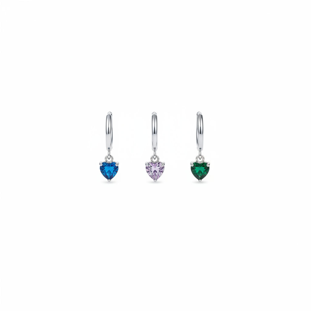 Set orecchini mono "Lagoon" silver
