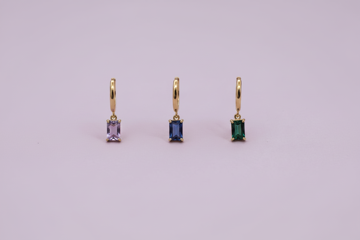 SET ORECCHINO MONO"MINT"(Gold)